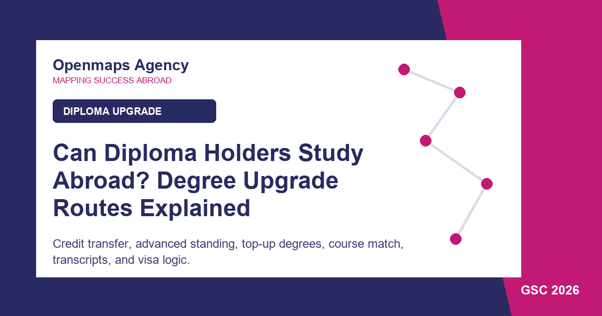 Can Diploma Holders Study Abroad? Degree Upgrade Routes Explained