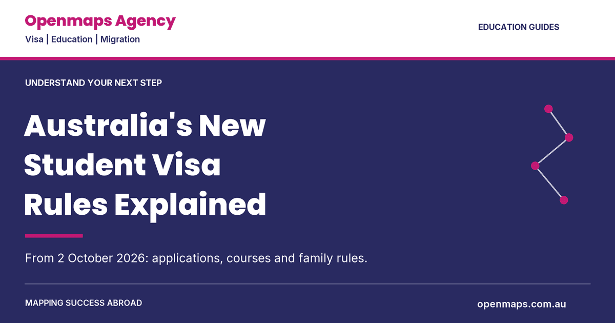 Australia’s New Student Visa Rules From 2 October 2026: What Kenyan Students Must Know